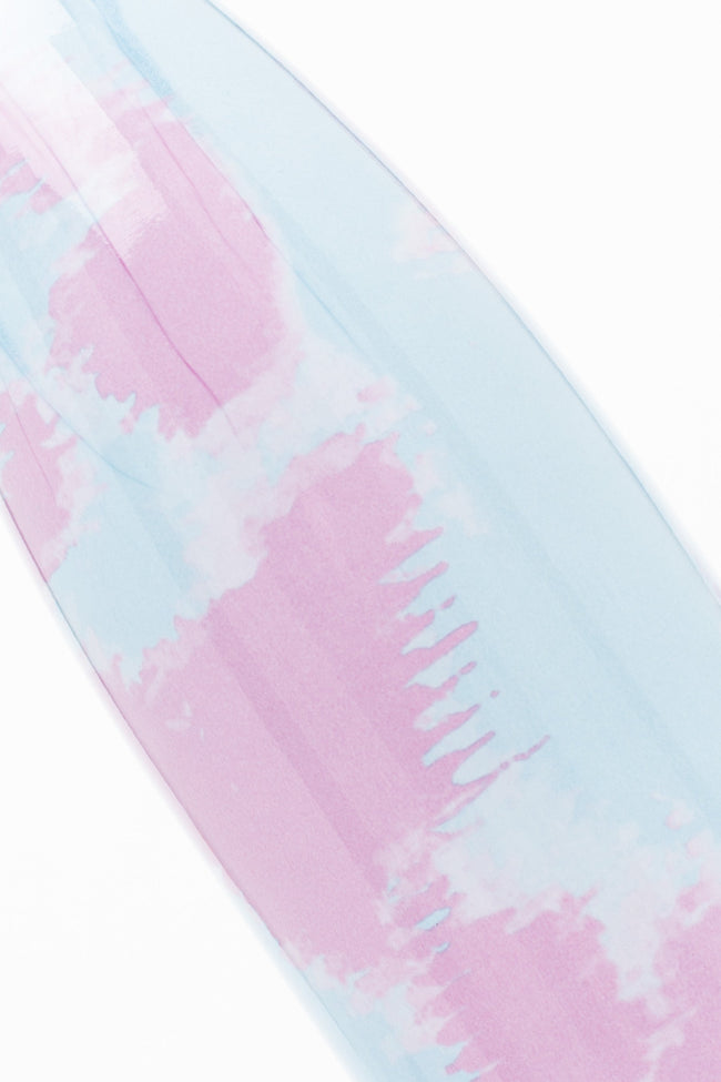 HYPE UNISEX SPLODGE TIE DYE BLUE AND LILAC CREST BOTTLE