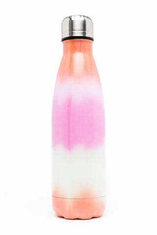 HYPE UNISEX OMBRE PEACH BLUR CREST BOTTLE