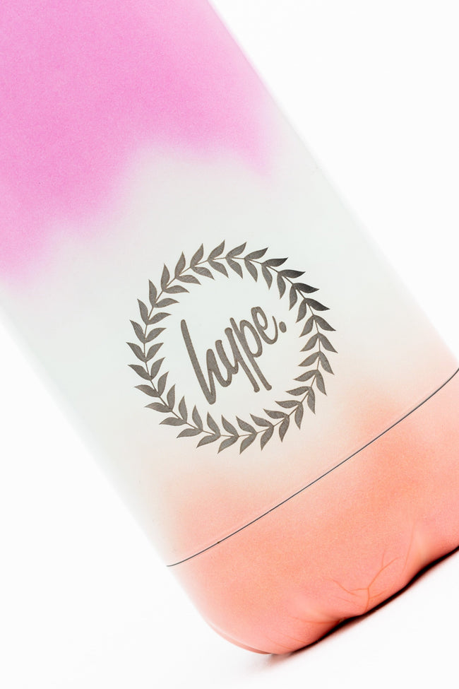 HYPE UNISEX OMBRE PEACH BLUR CREST BOTTLE