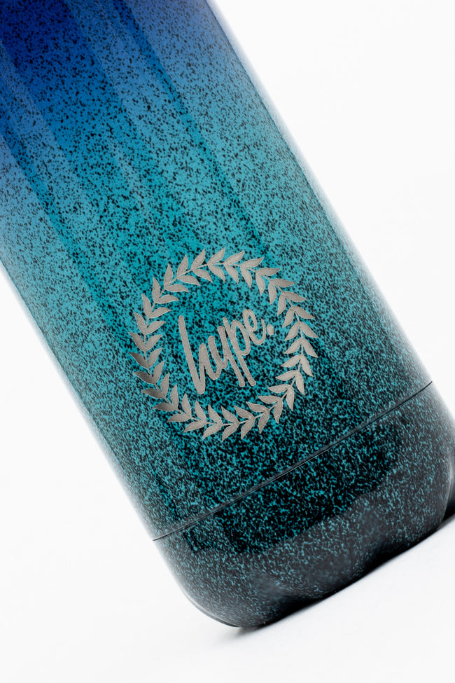 HYPE UNISEX BLUE SPECKLE FADE CREST BOTTLE