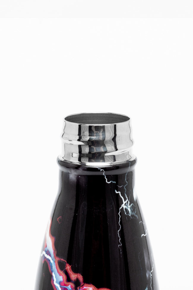 HYPE UNISEX BLACK SMOKEY STORM OUTLINE CREST BOTTLE