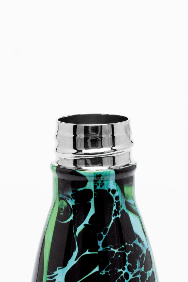 HYPE UNISEX BLACK MARBLE INK MINI CREST BOTTLE