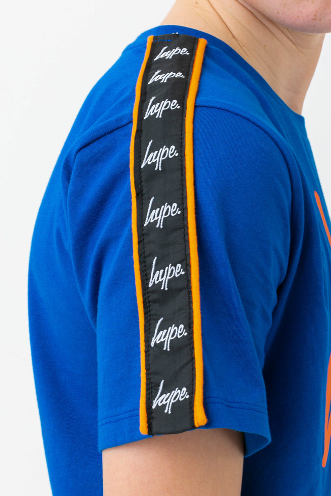 HYPE BOYS BLUE DIVERSION SCRIPT T-SHIRT