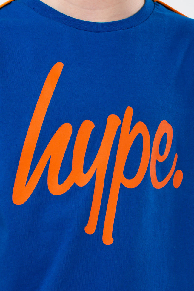 HYPE BOYS BLUE DIVERSION SCRIPT T-SHIRT