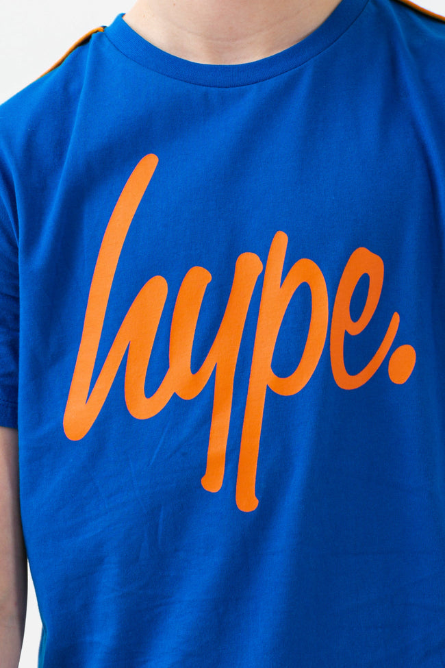 HYPE BOYS BLUE DIVERSION SCRIPT T-SHIRT