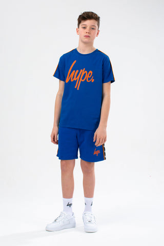 HYPE BOYS BLUE DIVERSION SCRIPT T-SHIRT