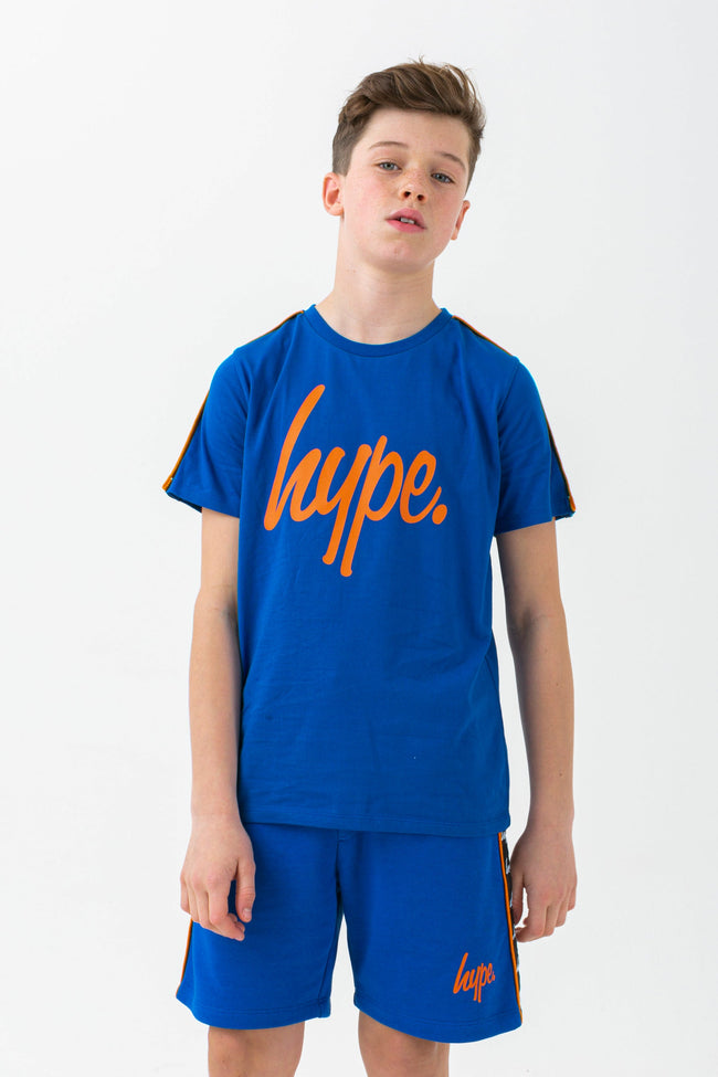 HYPE BOYS BLUE DIVERSION SCRIPT T-SHIRT