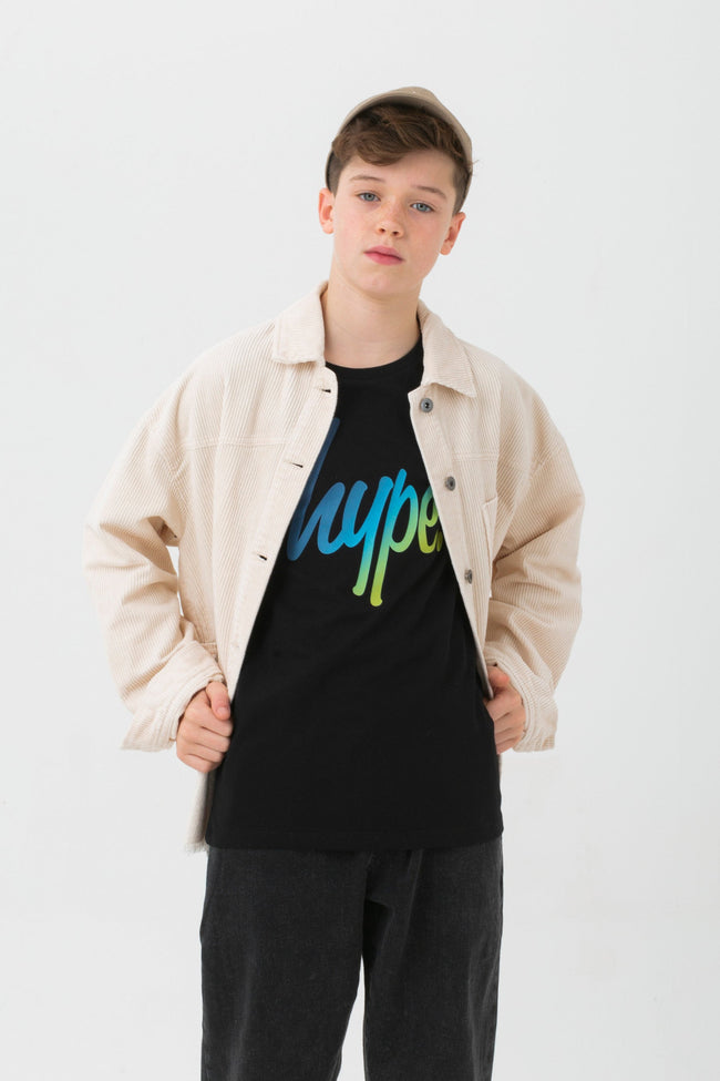 HYPE BOYS BLACK CITRUS SCRIPT T-SHIRT