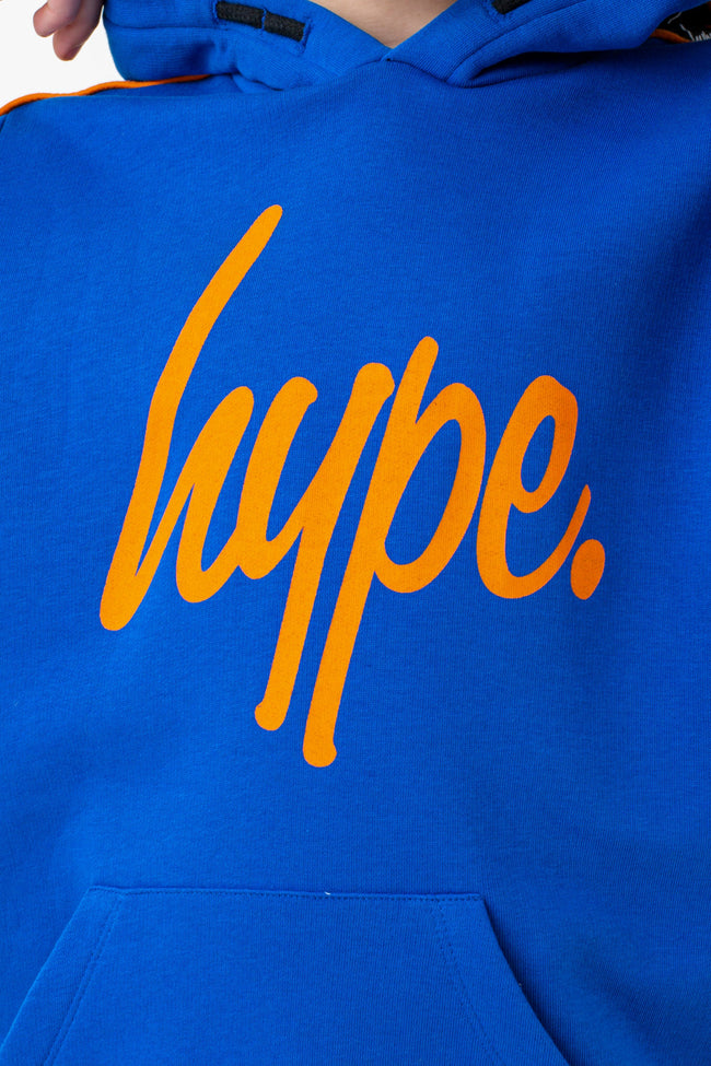 HYPE BOYS BLUE DIVERSION SCRIPT HOODIE