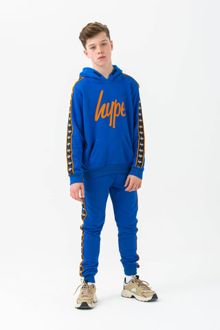 HYPE BOYS BLUE DIVERSION SCRIPT HOODIE