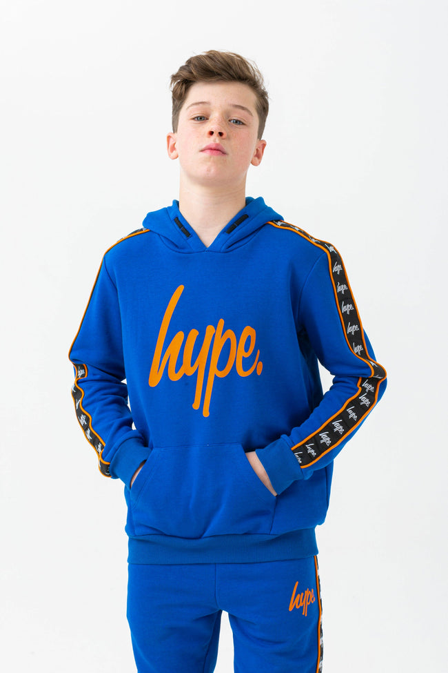 HYPE BOYS BLUE DIVERSION SCRIPT HOODIE