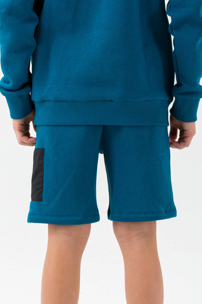 HYPE BOYS TEAL COMMAND SHORTS