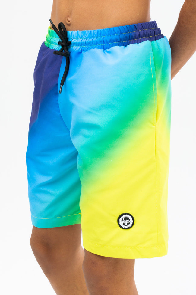 HYPE BOYS BLUE CITRUS CREST SWIM SHORTS