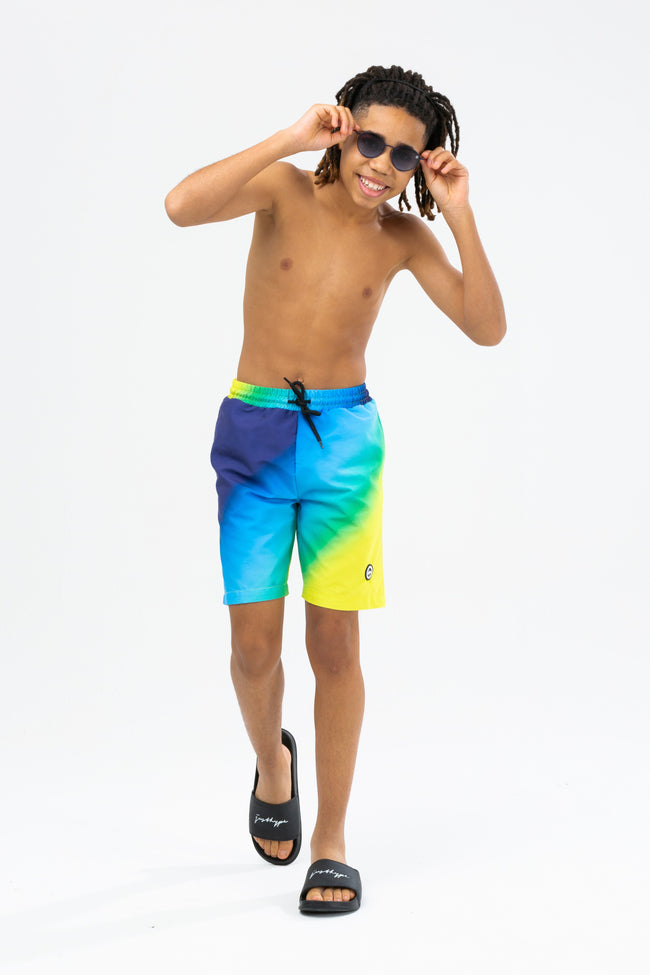 HYPE BOYS BLUE CITRUS CREST SWIM SHORTS