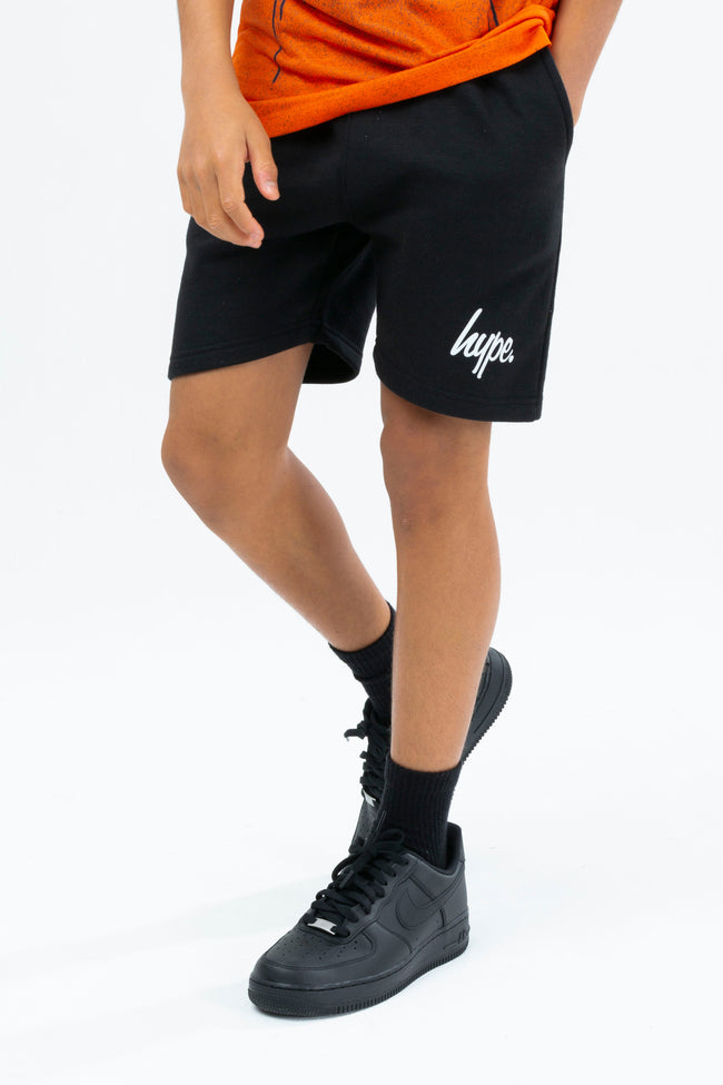 HYPE BOYS ORANGE DRIPS SCRIPT TEE & SHORTS SET