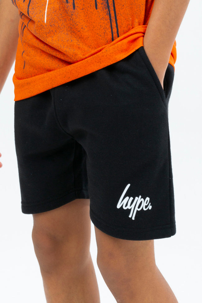 HYPE BOYS ORANGE DRIPS SCRIPT TEE & SHORTS SET