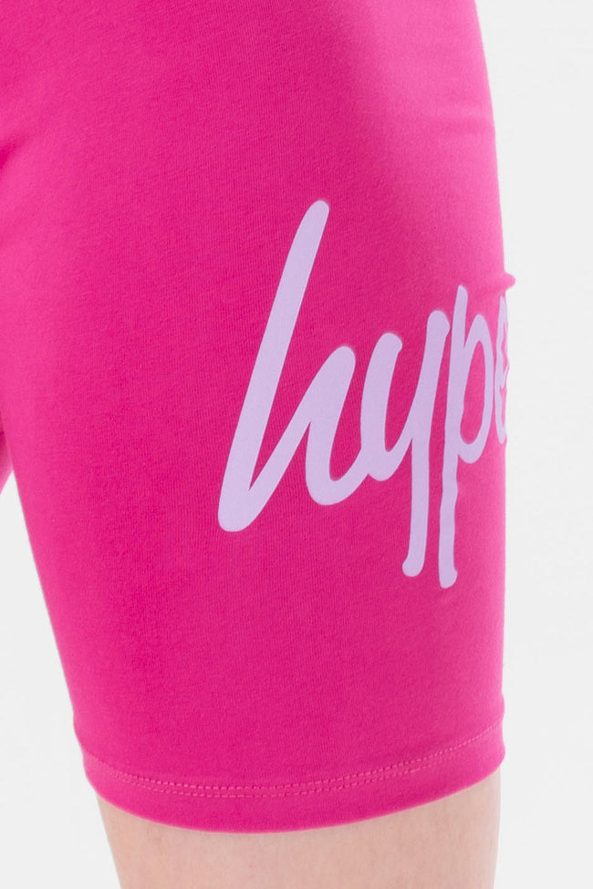 HYPE GIRLS BERRY SCRIPT CYCLING SHORTS