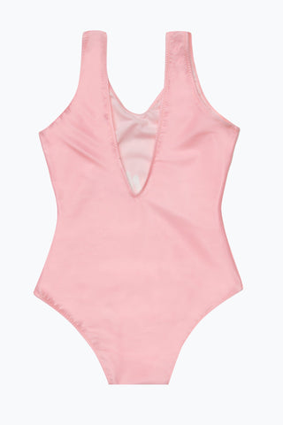 HYPE GIRLS PINK SCRIPT SWIMSUIT