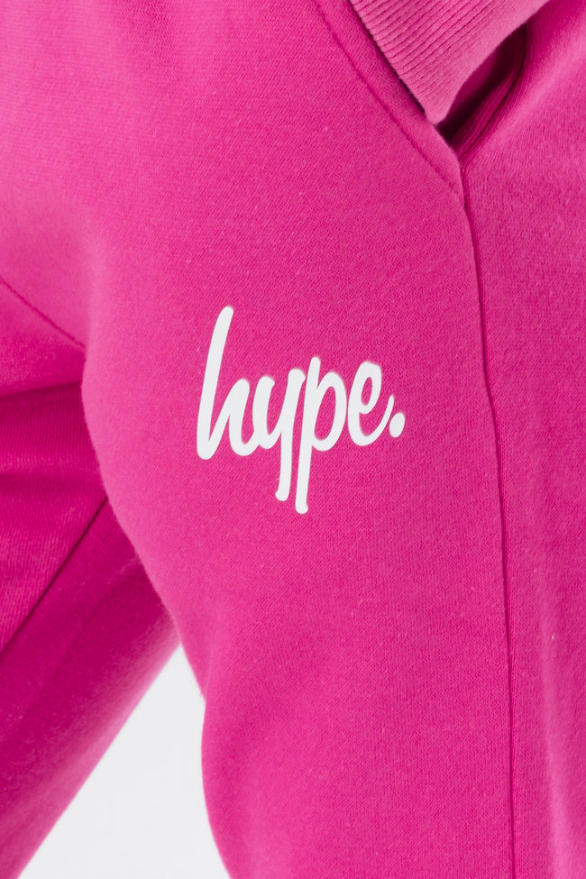 HYPE GIRLS BERRY SCRIPT HOODIE & JOGGERS SET