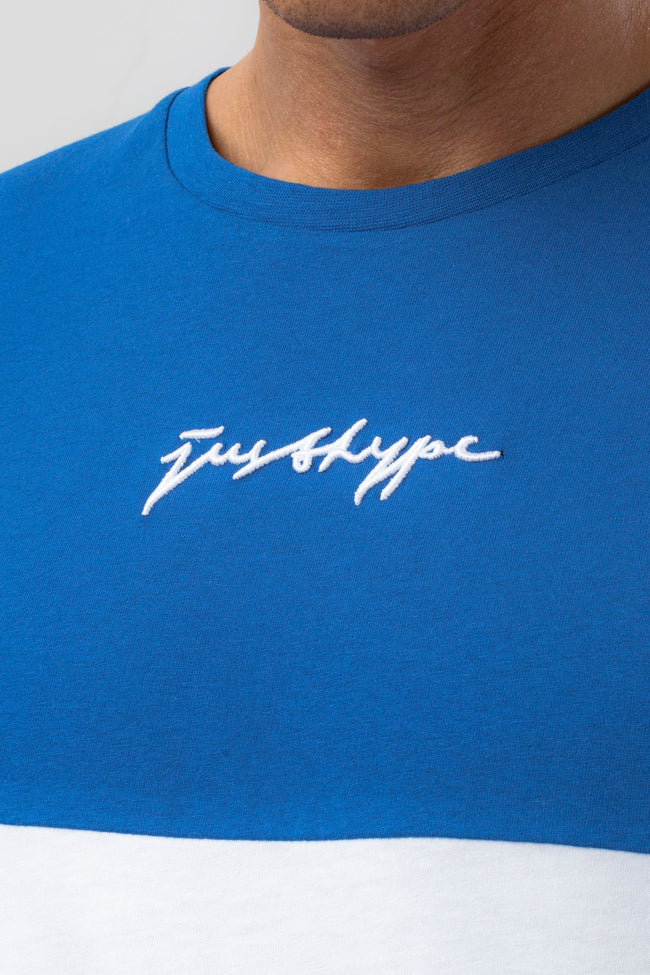 HYPE MENS BLUE ENDERBY SCRIBBLE T-SHIRT