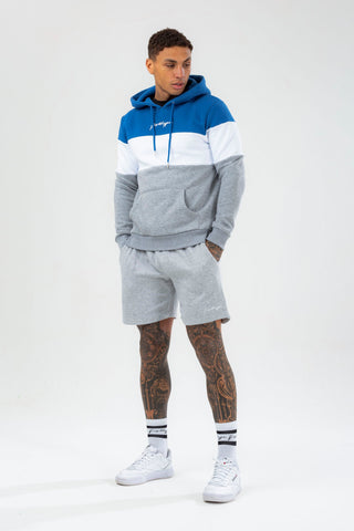 HYPE MENS BLUE ENDERBY SCRIBBLE HOODIE