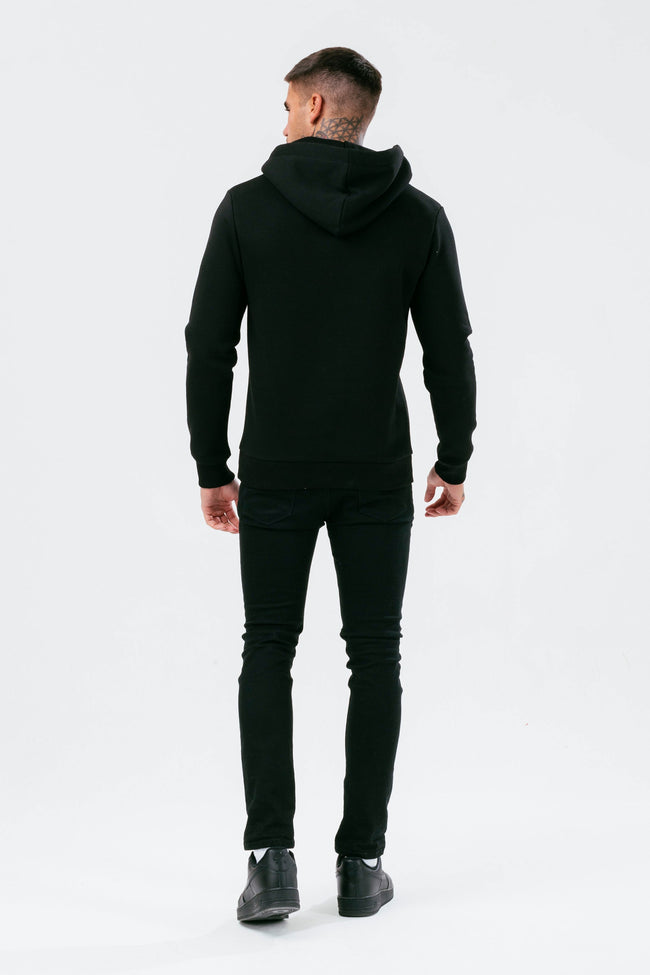 HYPE MENS BLACK TRIPLE SCRIBBLE HOODIE