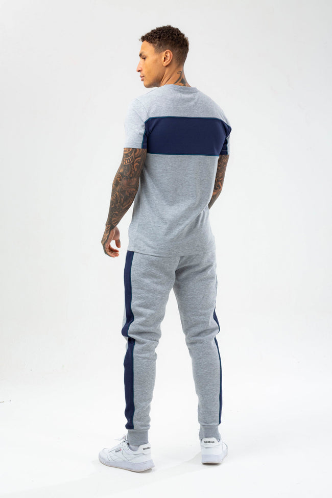 HYPE MENS GREY ATHLETE SCRIBBLE JOGGERS