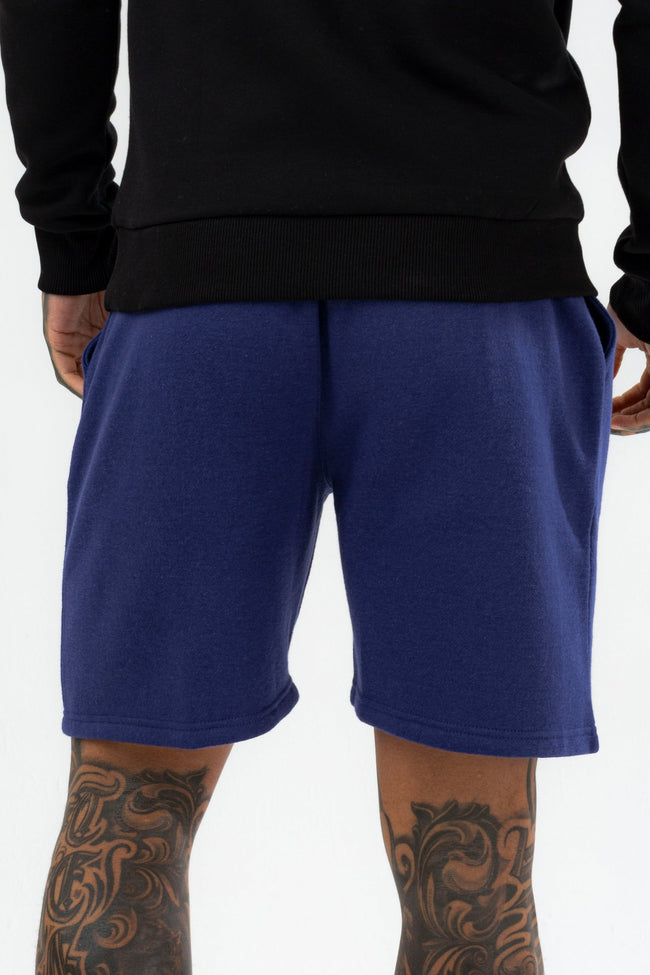 HYPE MENS BLUE SCRIBBLE SHORTS