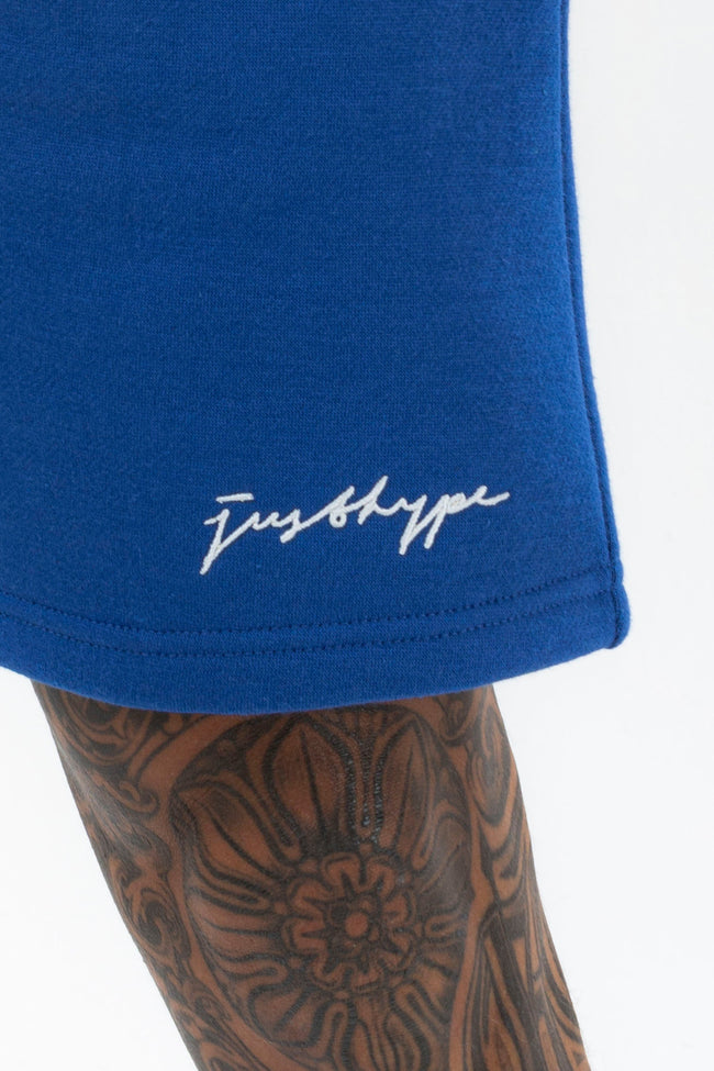 HYPE MENS BLUE SCRIBBLE SHORTS