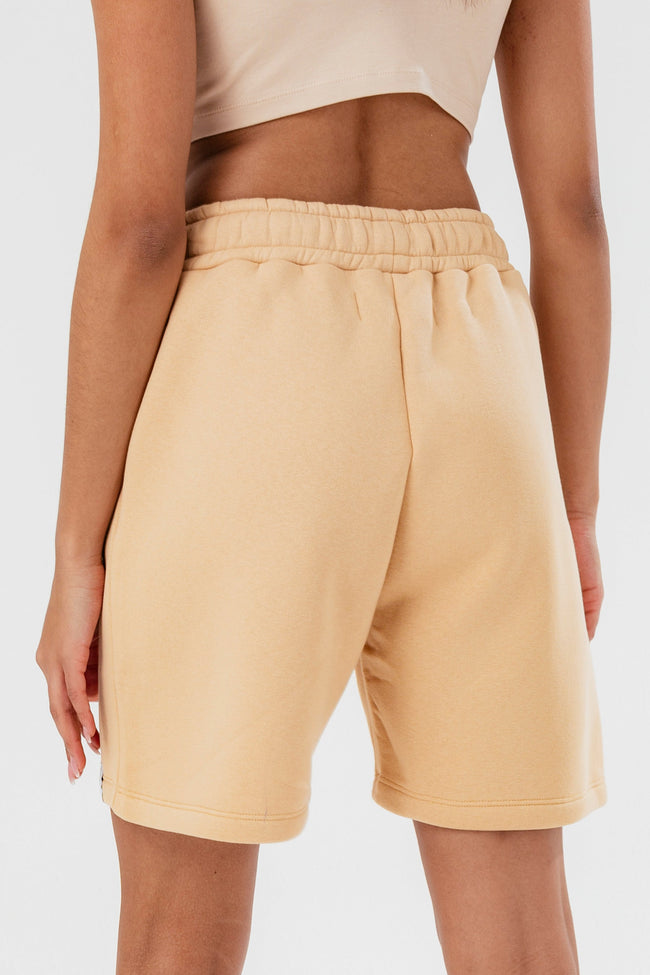 HYPE WOMENS HAZELNUT LABEL SHORTS