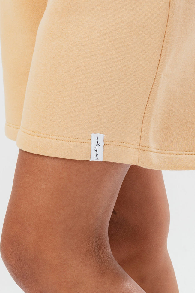 HYPE WOMENS HAZELNUT LABEL SHORTS