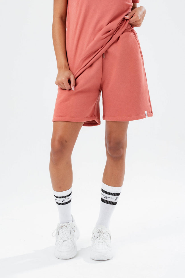 HYPE WOMENS ROSETTE LABEL SHORTS