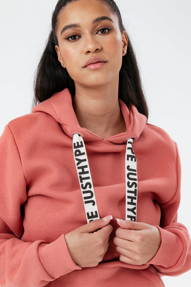 HYPE WOMENS ROSETTE DRAWSTRING HOODIE