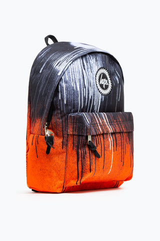 HYPE UNISEX ORANGE DRIPS CREST BACKPACK