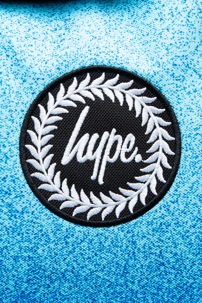 HYPE UNISEX BLUE SPECKLE FADE CREST BACKPACK