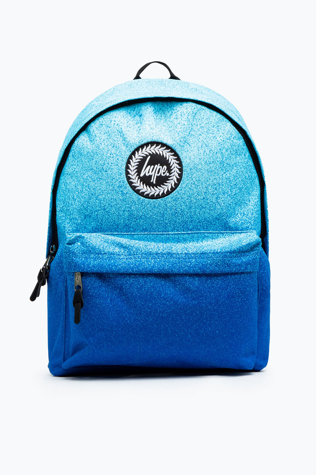 HYPE UNISEX BLUE SPECKLE FADE CREST BACKPACK