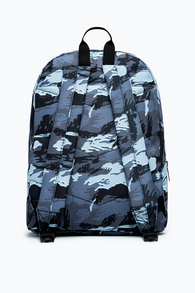 HYPE UNISEX GREY GLOOM CAMO CREST BACKPACK