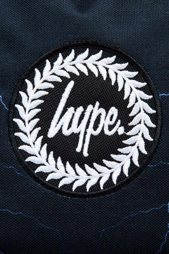 HYPE UNISEX BLACK LIGHTNING CREST BACKPACK