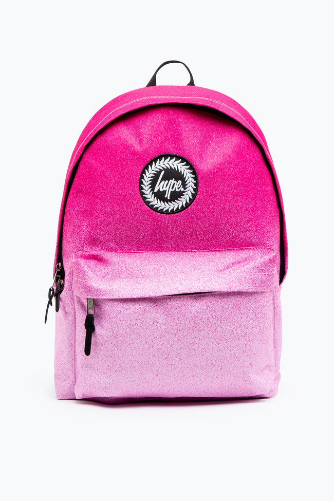 HYPE UNISEX PINK SPECKLE FADE CREST BACKPACK