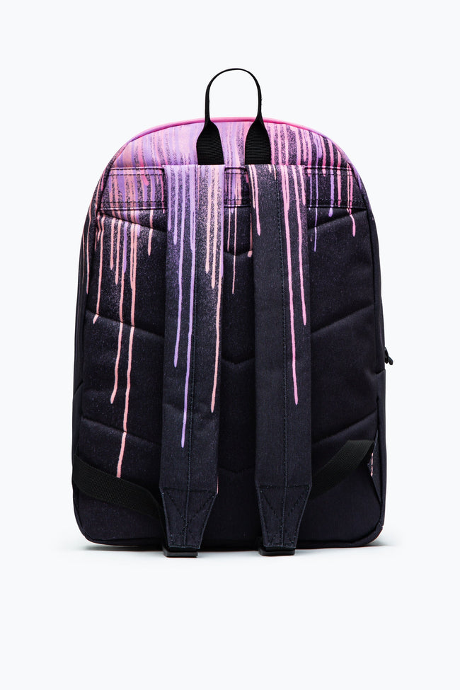 HYPE UNISEX PINK DRIPS CREST BACKPACK