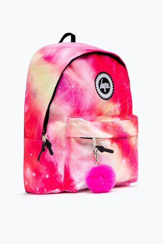 HYPE UNISEX PINK GALACTICS CREST BACKPACK