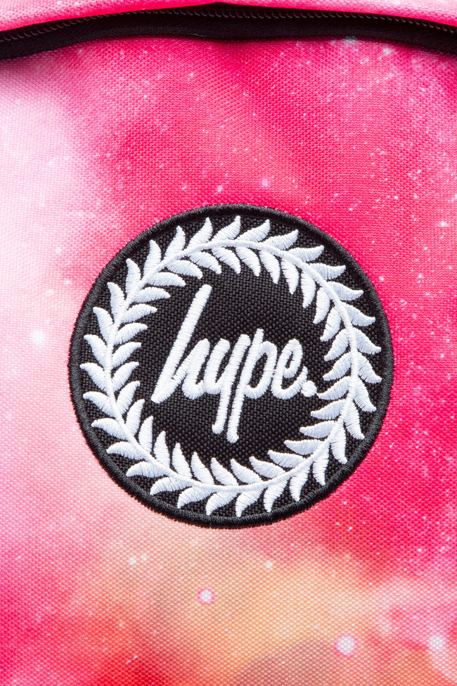 HYPE UNISEX PINK GALACTICS CREST BACKPACK