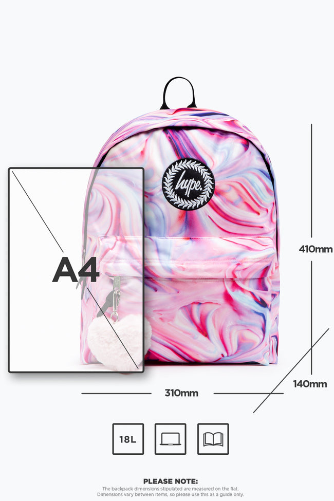 HYPE UNISEX PINK ICE CREAM CREST BACKPACK