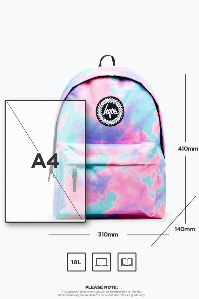 HYPE UNISEX MULTI DREAM SMUDGE CREST BACKPACK