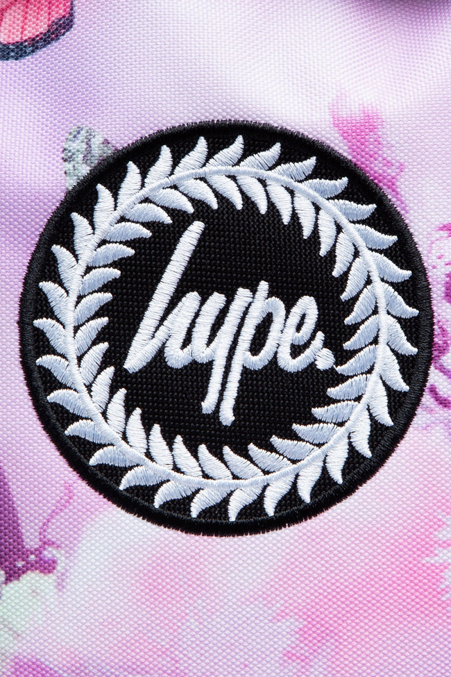 HYPE UNISEX PINK BUTTERFLY GARDEN CREST BACKPACK