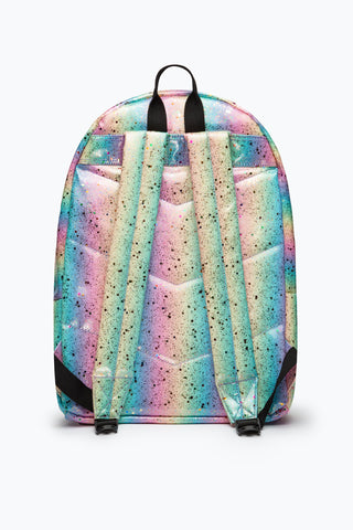 HYPE UNISEX MULTI PASTEL SPLAT CREST BACKPACK