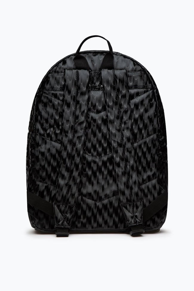 HYPE UNISEX BLACK STEEL CREST BACKPACK