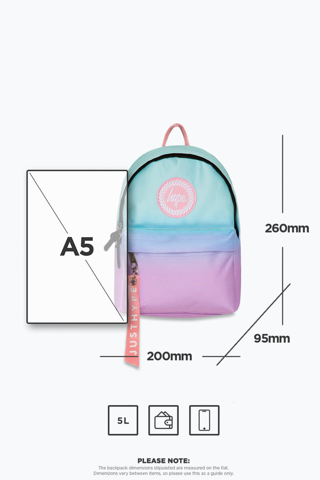 HYPE UNISEX MULTI MYTH FADE CREST MINI BACKPACK