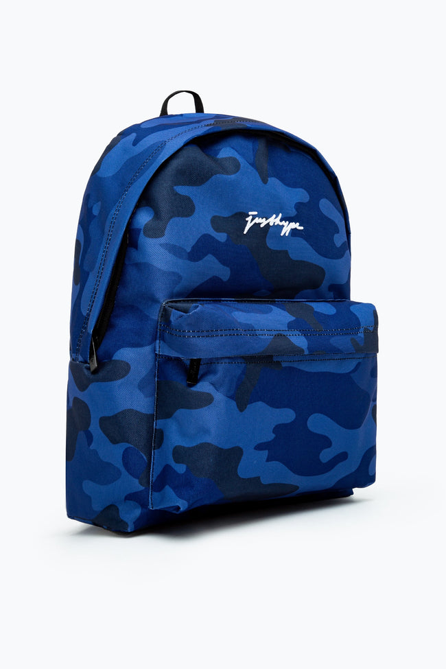 HYPE UNISEX NAVY CLASSIC CAMO SCRIBBLE BACKPACK