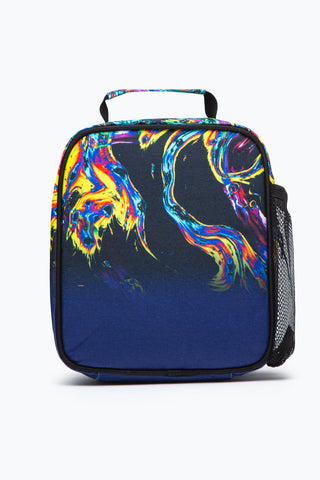 HYPE UNISEX NAVY MARBLE FADE CREST LUNCHBOX